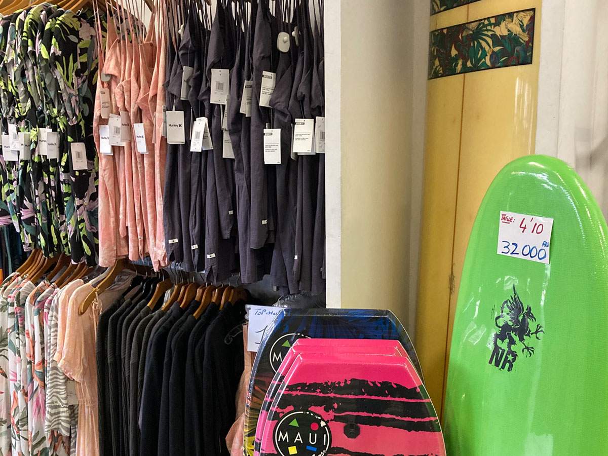 Surfing World Retail Clothing Store Papeete Tahiti