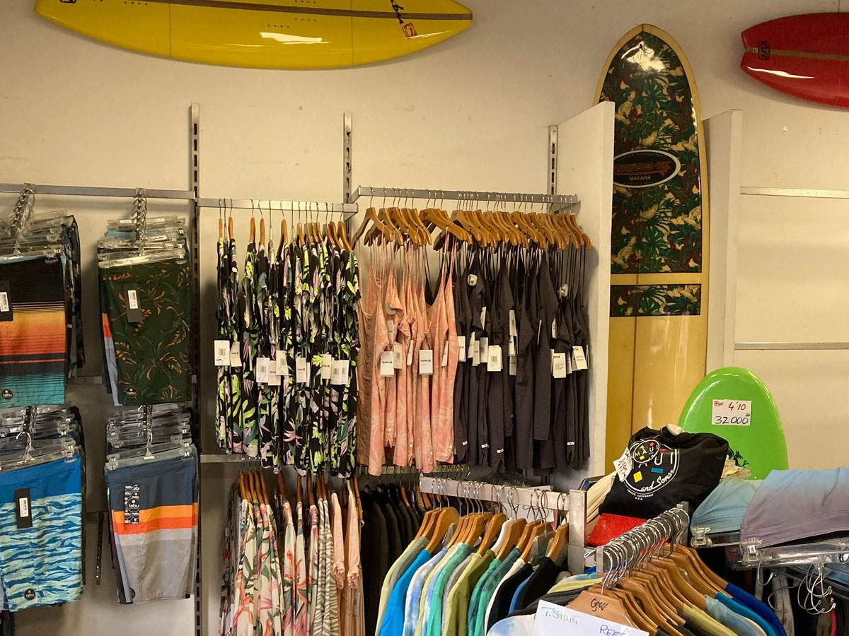 Surfing World Clothing Retail Store Tahiti